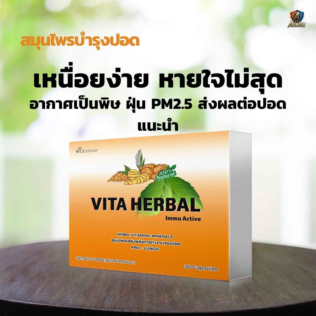 สมุนไพรบำรุงปอด (Vita Herbal Rich)