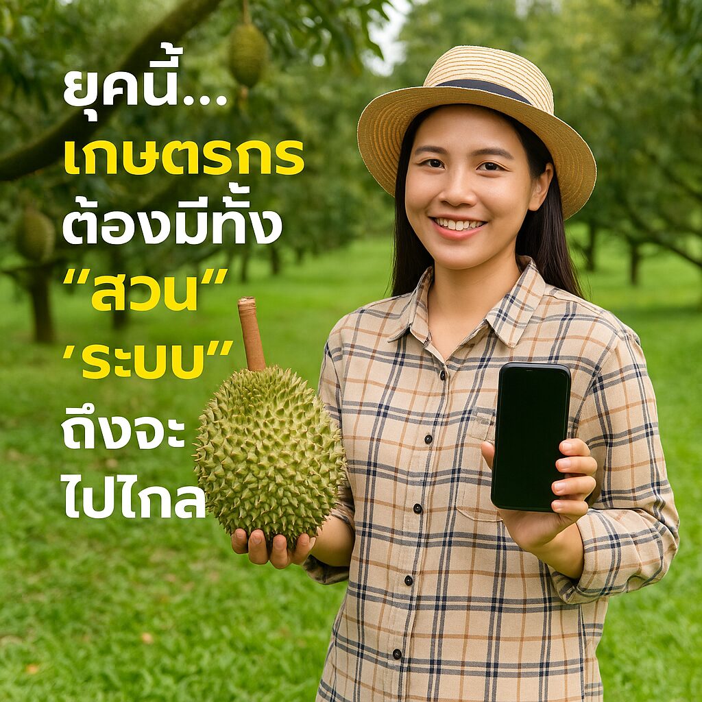 สวนทุเรียนและความก้าวหน้าของเกษตรกร