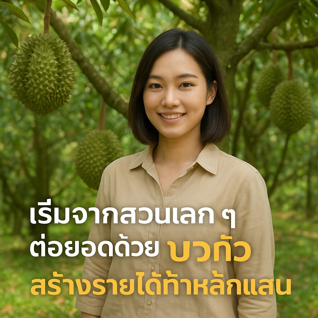 สวนทุเรียนรายได้หลักแสน