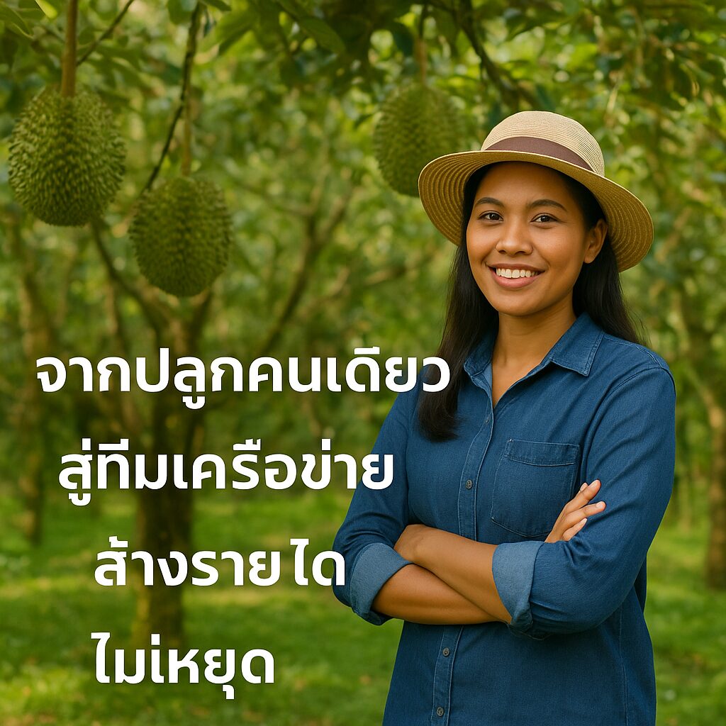 สวนทุเรียนและรอยยิ้มอบอุ่น