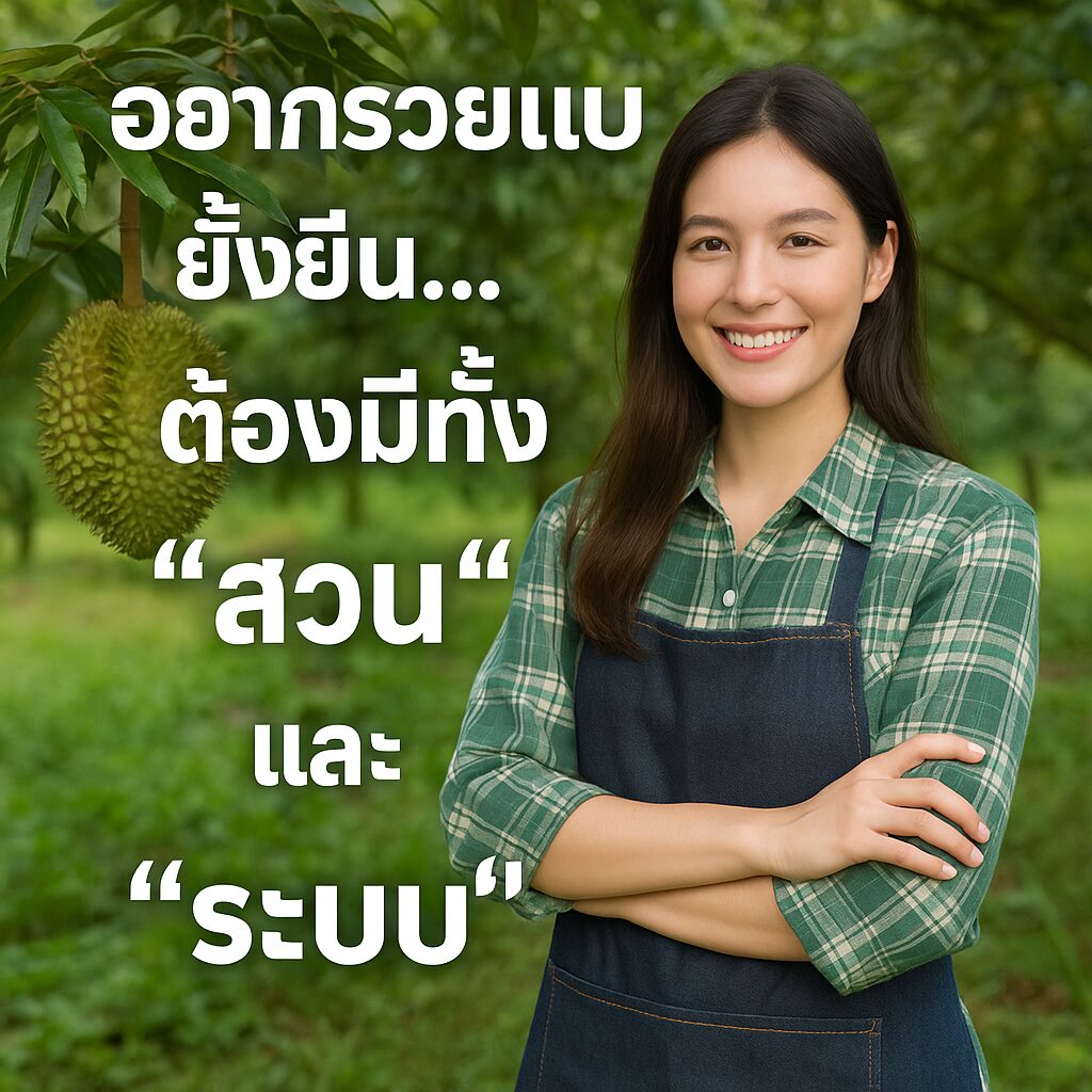 สวนทุเรียนในระบบยั่งยืน