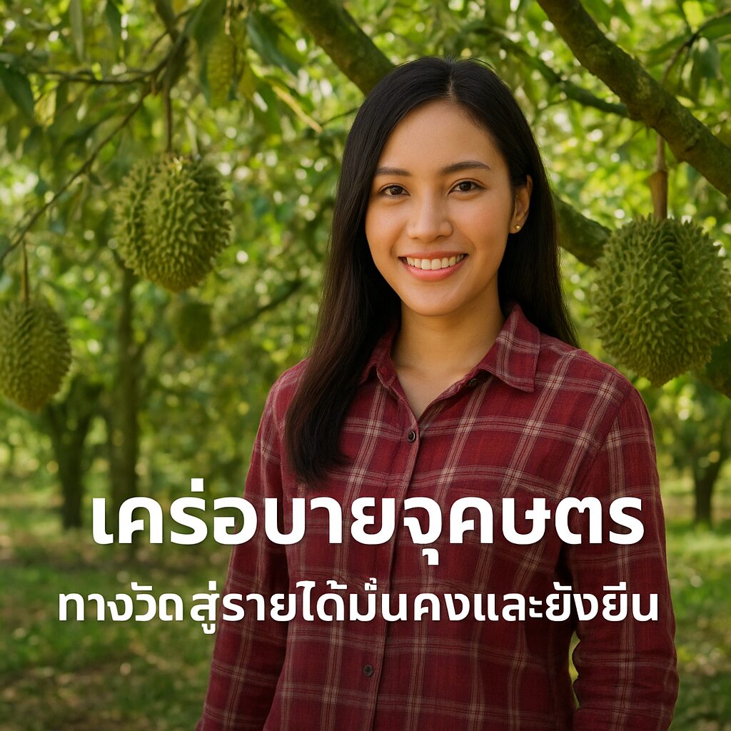 หญิงสาวในสวนทุเรียน